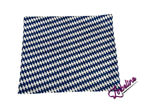 Vorderseite Bayerische Raute blau / weiß